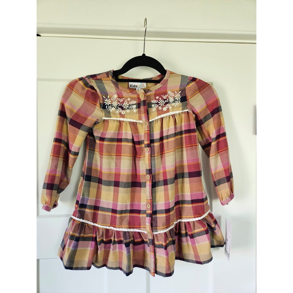 Kids Headquarters dress/tunic size 5 NWT plaid
